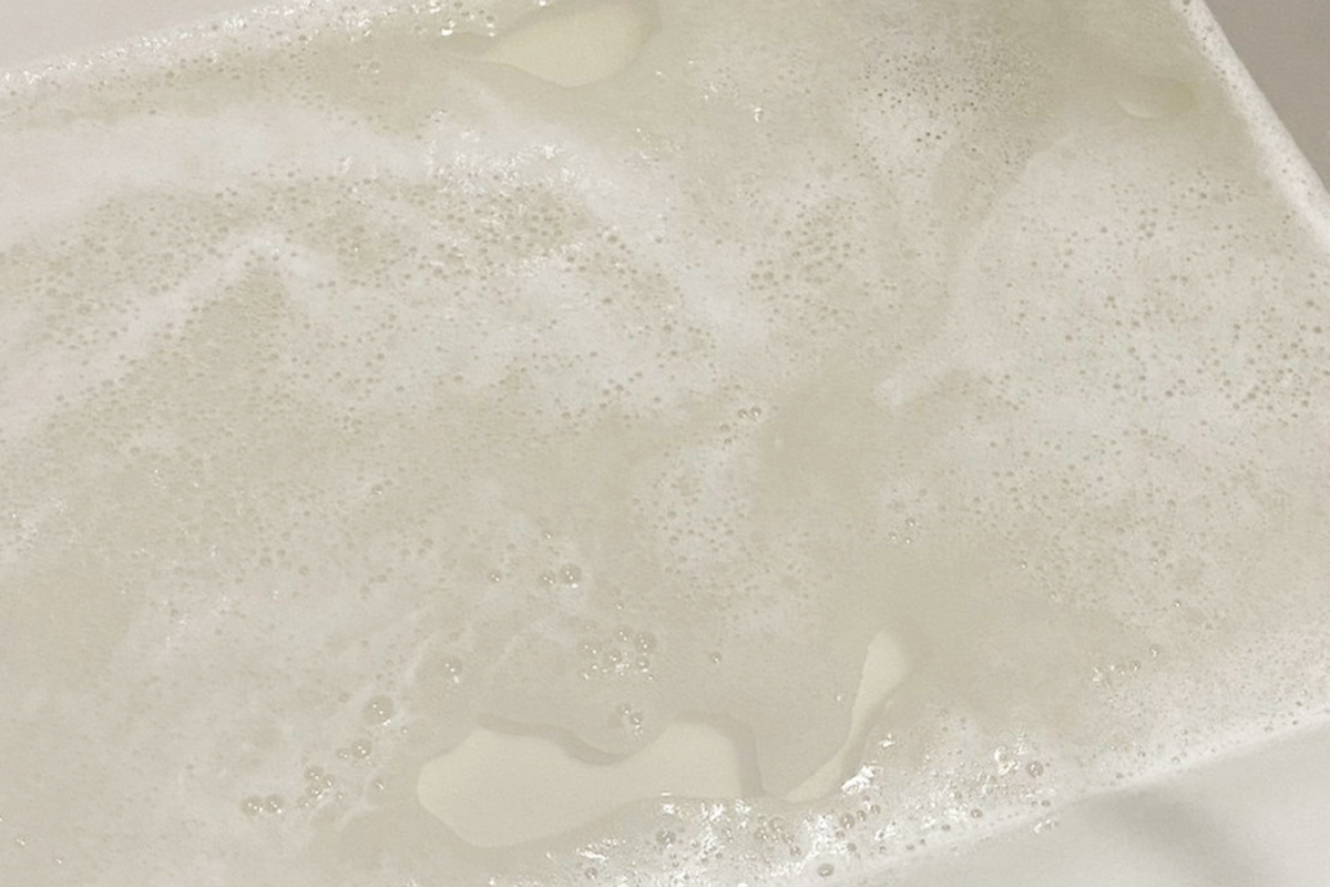 >汚れの酷い場合（つけ置き洗い）